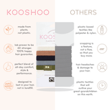 Plastic-free Biodegradable Hair Ties - Earth Tints