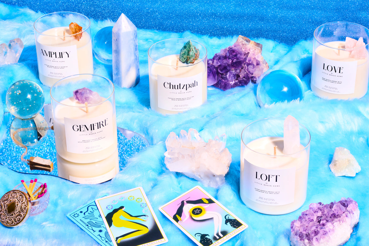 Crystal Candle Earth