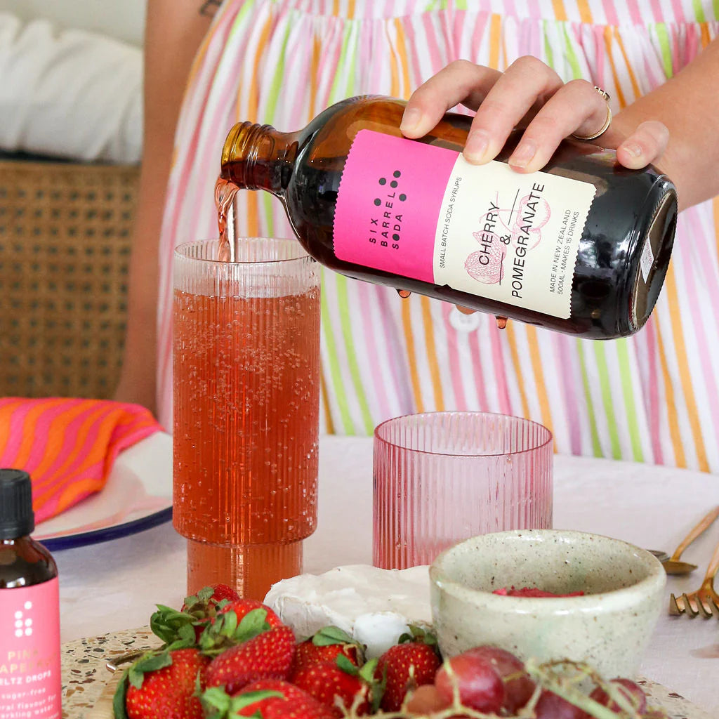 Six Barrel Soda Cherry & Pomegranate Soda Syrup