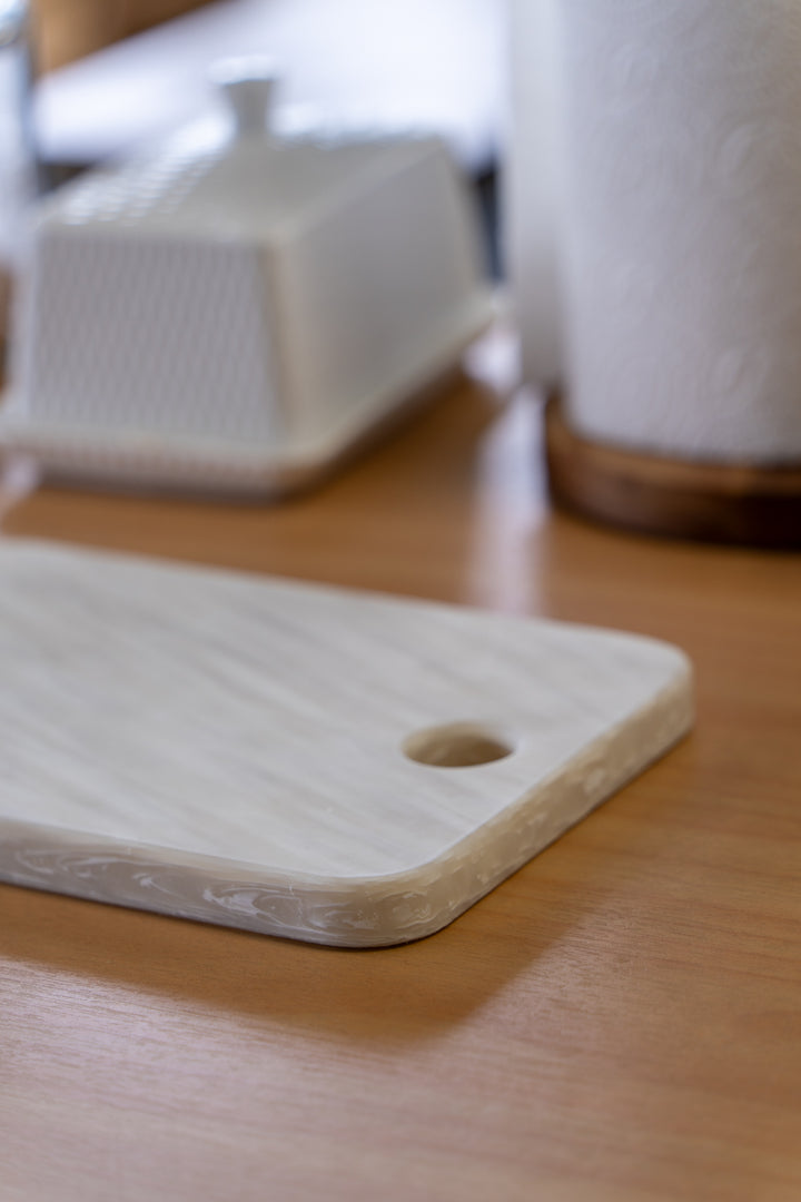 Cleanstone Chopping Board — Clear (100% Recycled Soft Plastics) Large