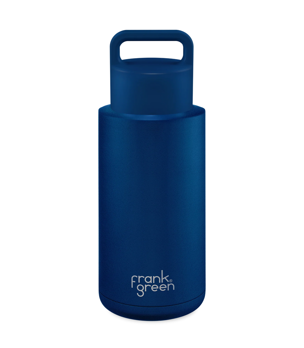 Frank Green Ceramic 34oz Reusable Bottle with with Grip Lid