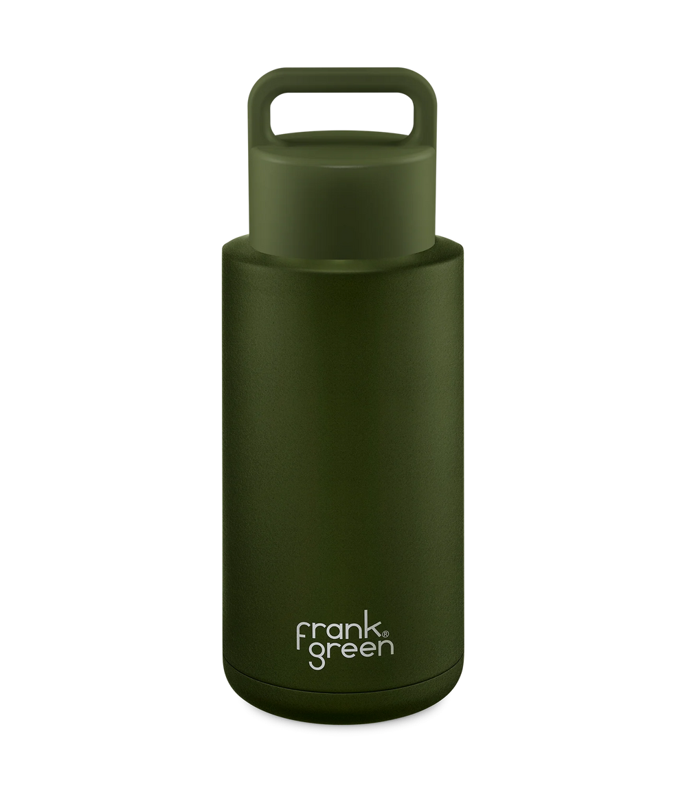Frank Green Ceramic 34oz Reusable Bottle with with Grip Lid
