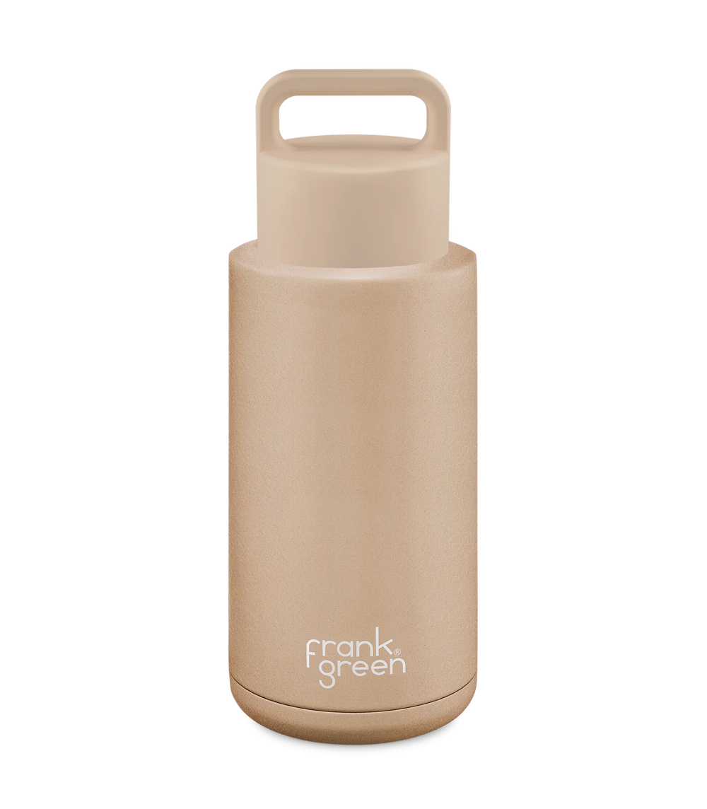 Frank Green Ceramic 34oz Reusable Bottle with with Grip Lid
