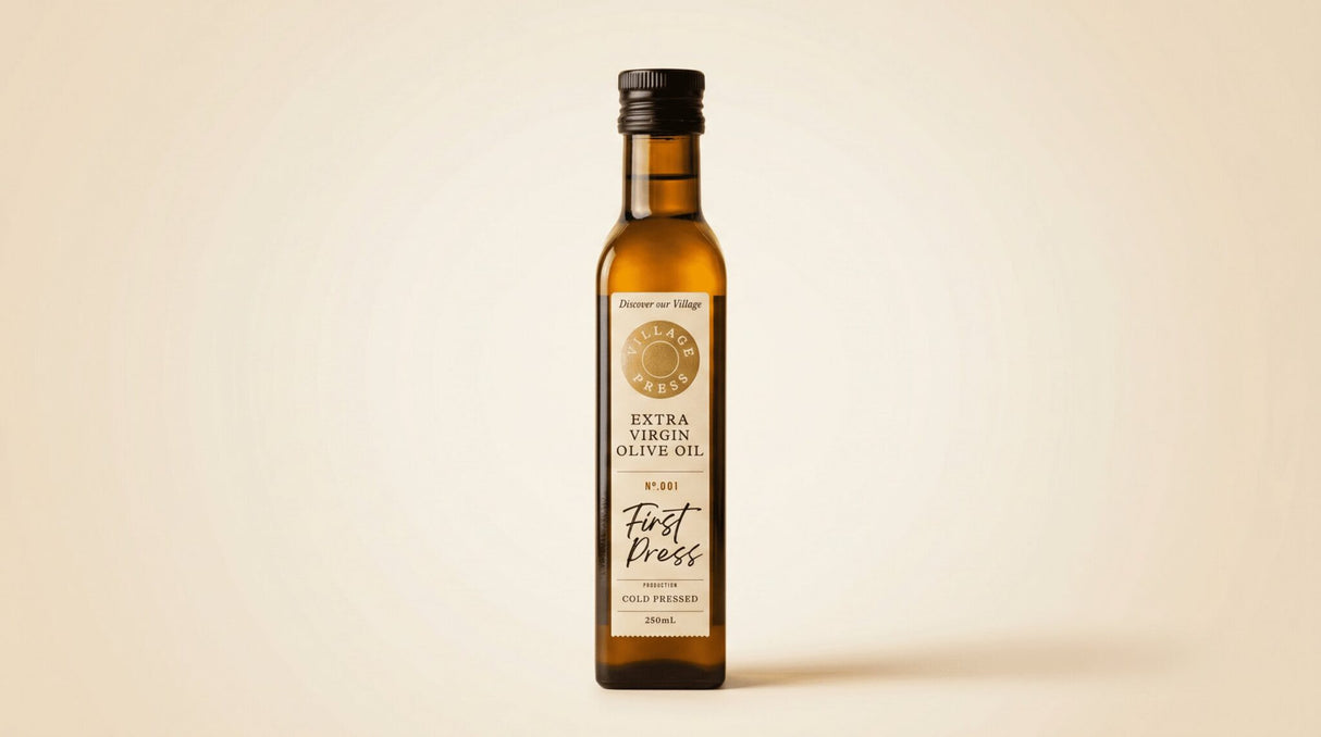 Village Press Premium Extra Virgin Olive Oil - First Press 250mL