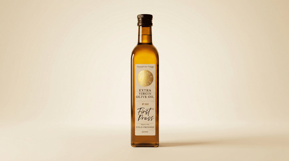 Village Press Premium Extra Virgin Olive Oil - First Press 500mL