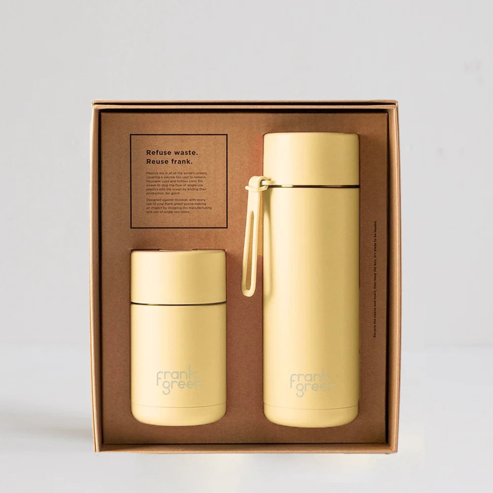 Frank Green Gift Set 12oz cup & 20oz bottle – Refill Nation