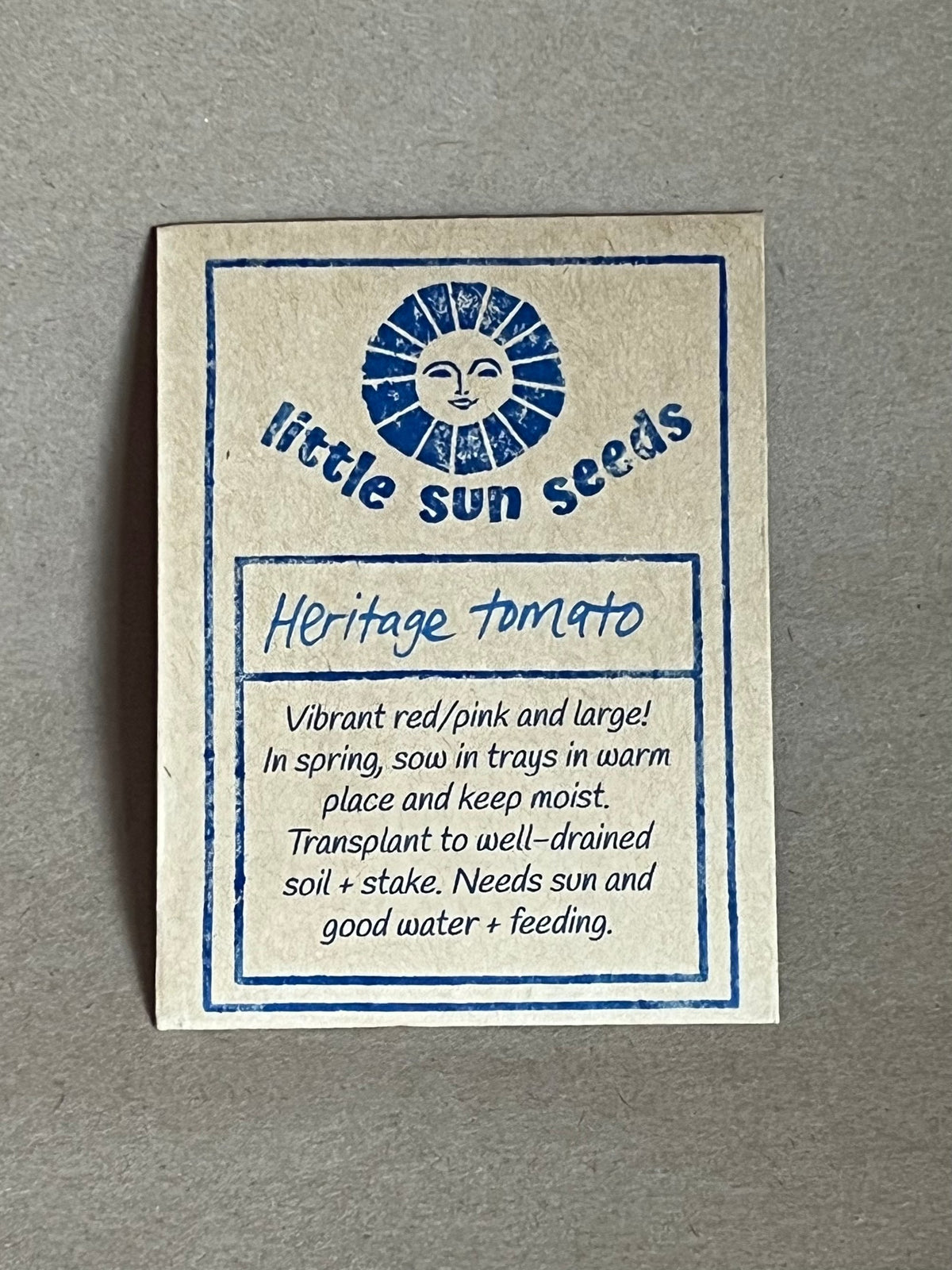 Little Sun Seeds Heirloom Tomato