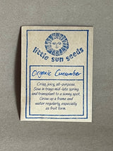 Little Sun Seeds Organic Cucumber