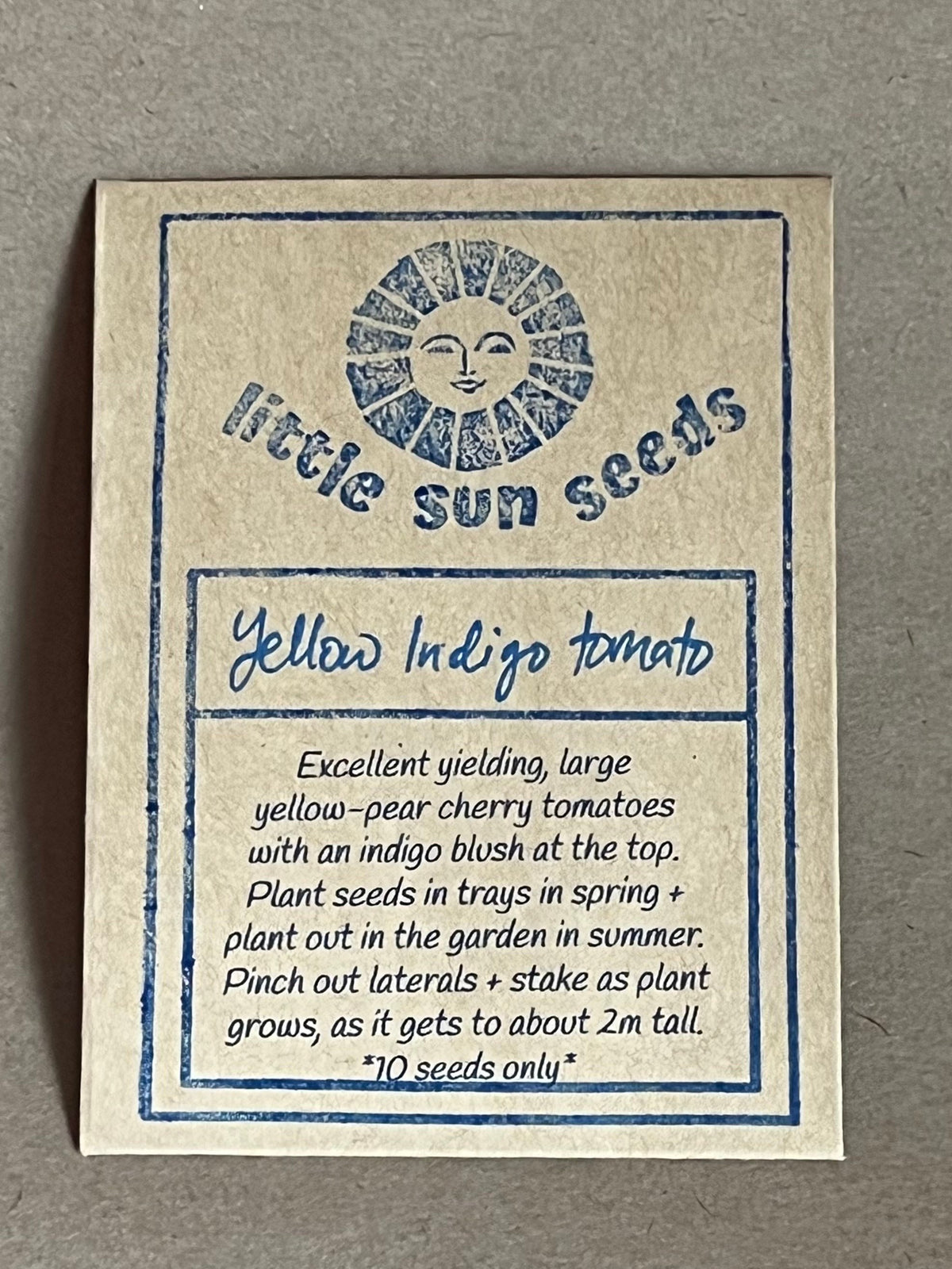 Little Sun Seeds Yellow Indigo Cherry Tomato