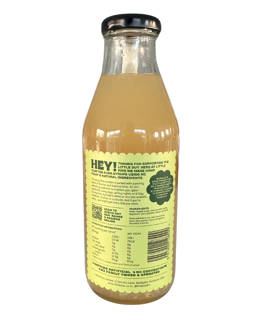 Little Pips Soda Syrup Lime