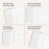Made of Tomorrow Three Monthly Planner - Azure