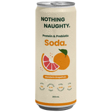 Nothing Naughty Protein & Prebiotic Mandarin Soda 250ml