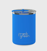 Frank Green Cup Hinged Lid Blue Lagoon 12oz