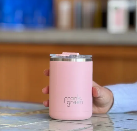 Frank Green Cup Hinged Lid Blushed 12oz
