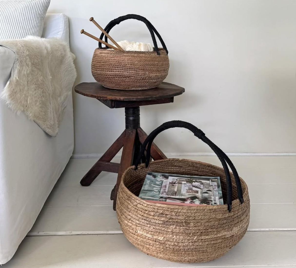 Banana Leaf Storage Basket Small