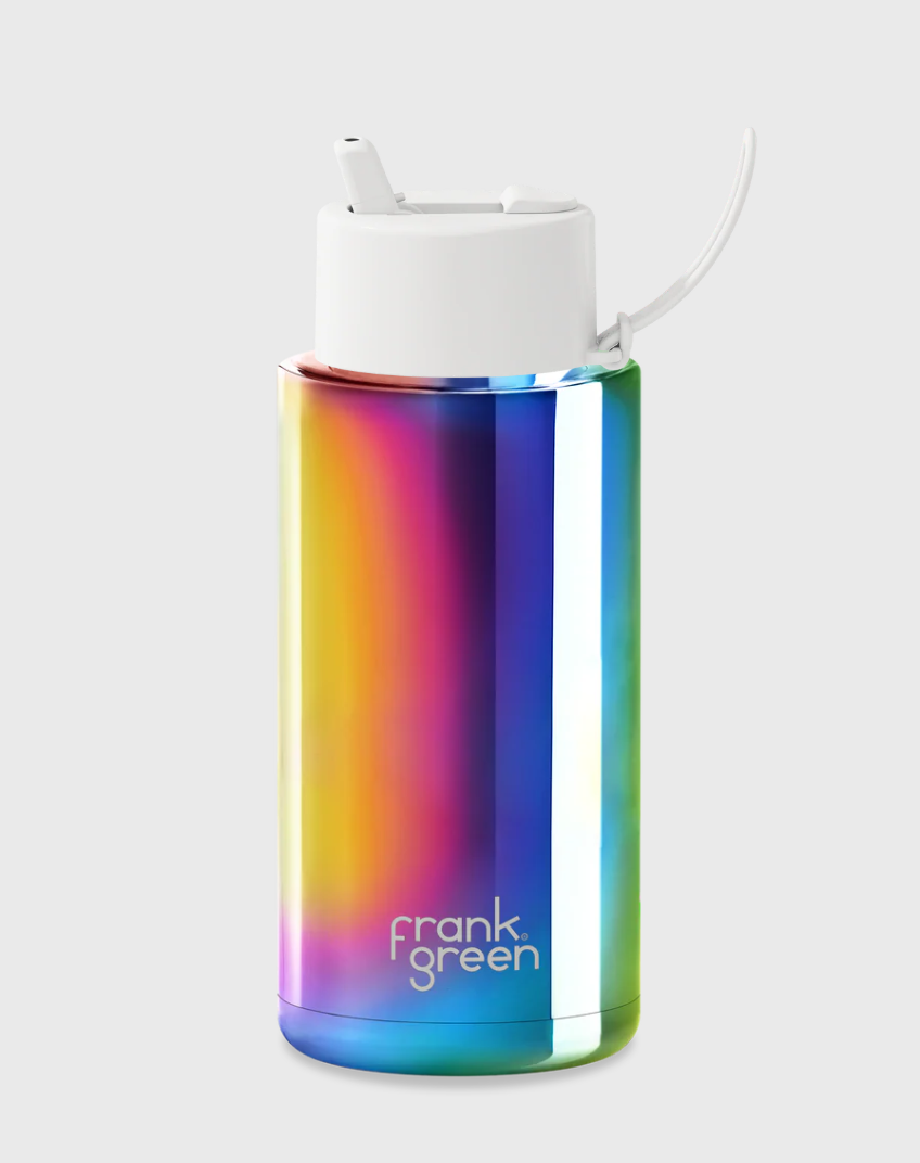 Frank Green Ceramic Reusable Bottle with Straw Lid 34oz