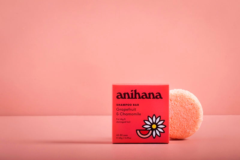 Anihana Grapefruit and Chamomile Shampoo Bar