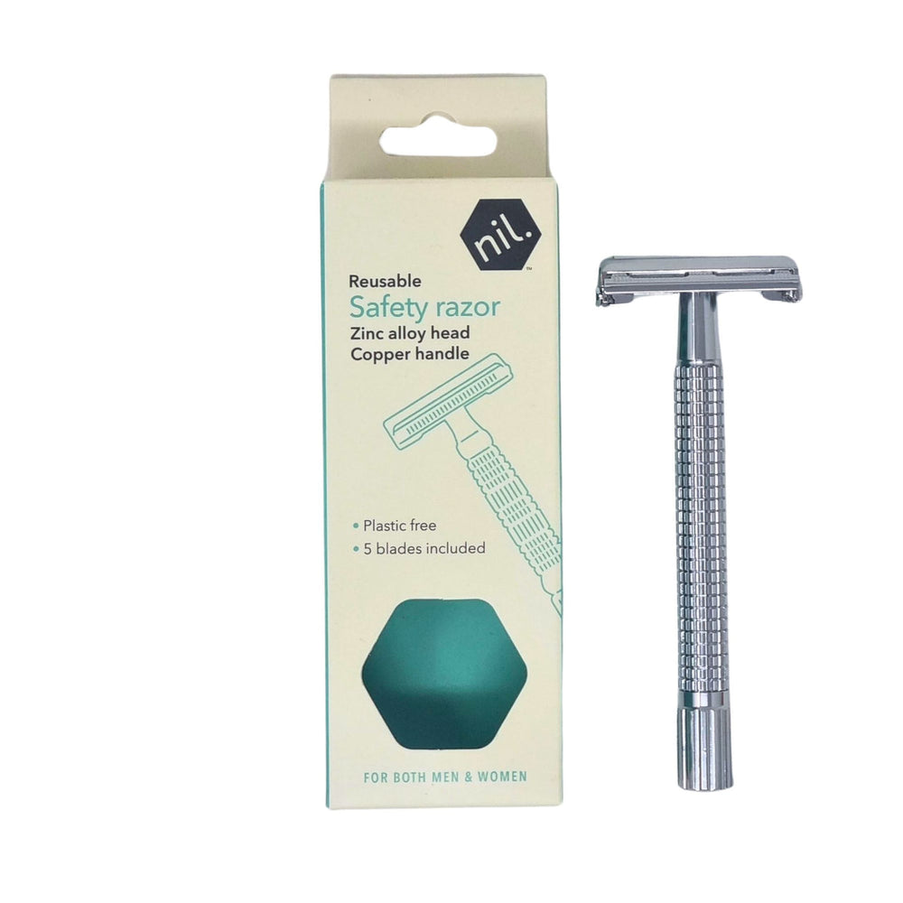 Stainless Steel Reusable Razor (silver)