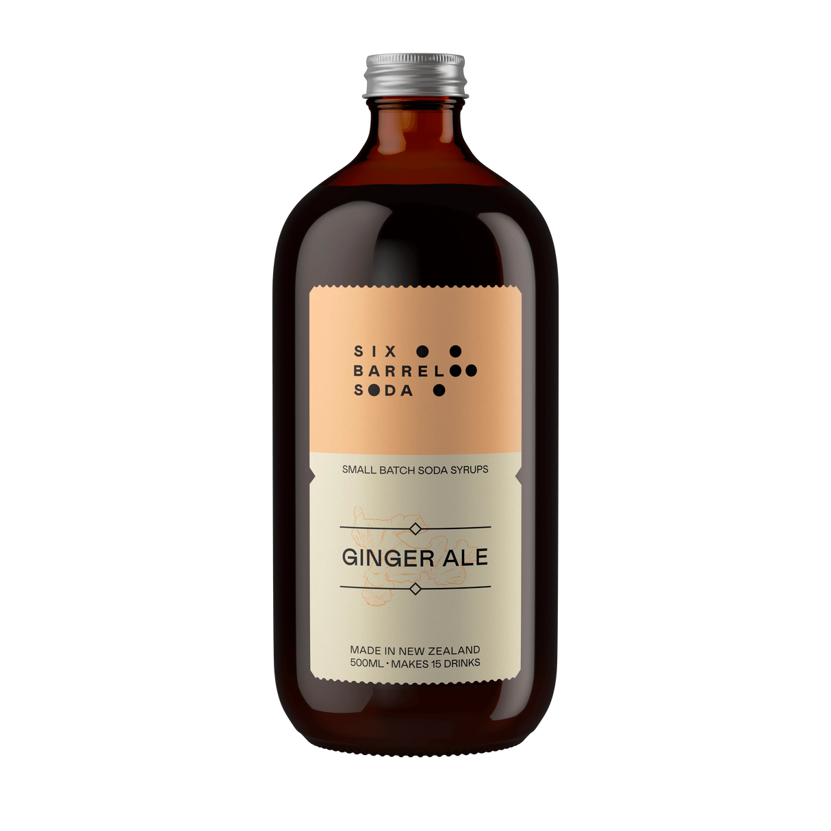 Six Barrel Soda Ginger Ale Soda Syrup