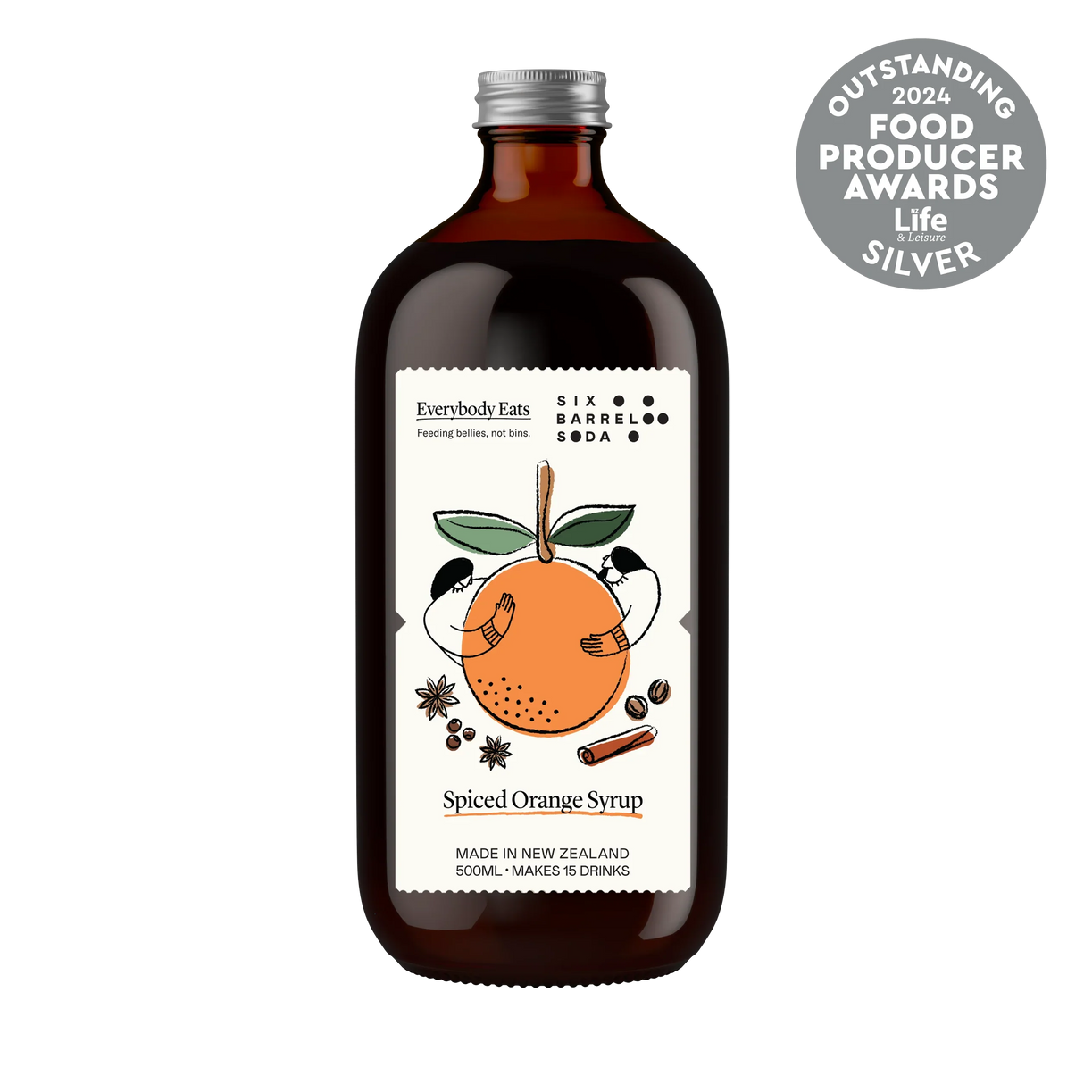 Six Barrel Soda Spiced Orange Syrup - Limited Edition