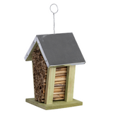 Hanging Bee House with Metal Roof