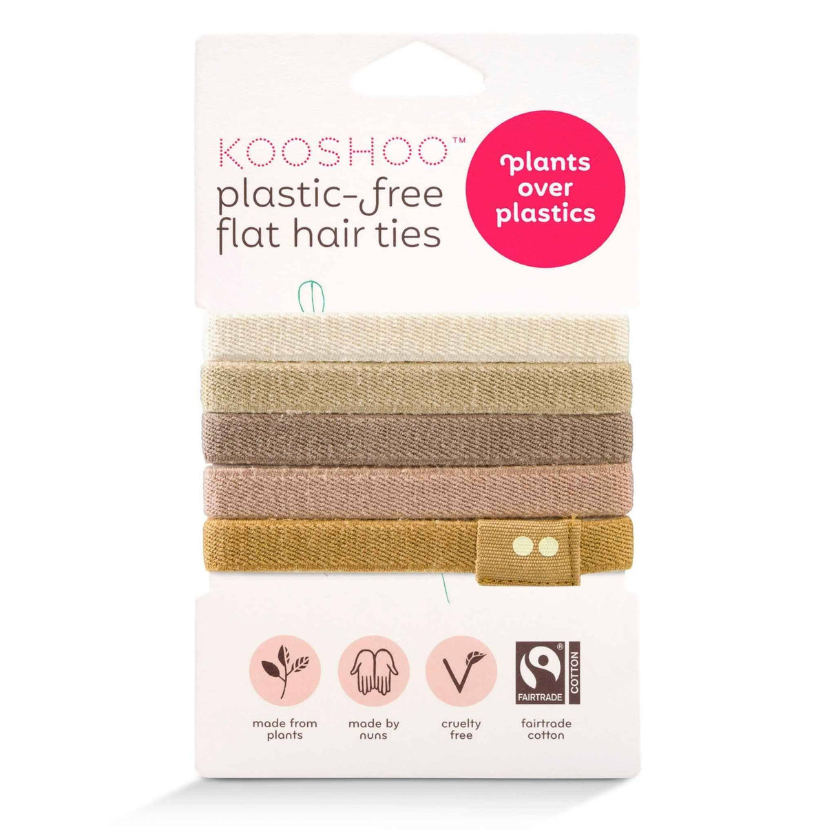 Plastic-free Biodegradable Hair Ties - Blond