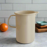 Enamel Measuring Jug Almond 1lt