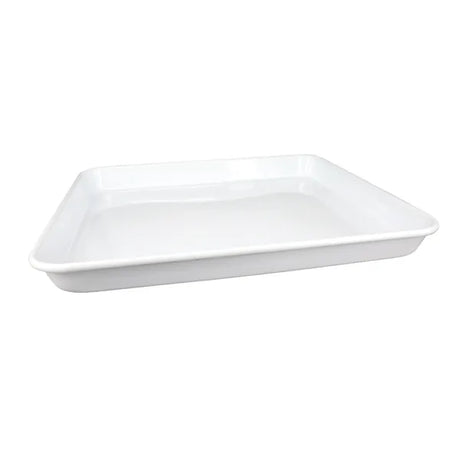 Enamel White Rectangular Baking Tray 30cm