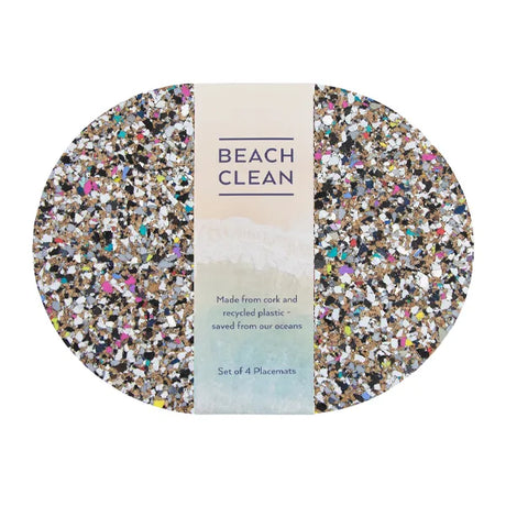 Liga Beach Clean Oval Placemats - set of 4