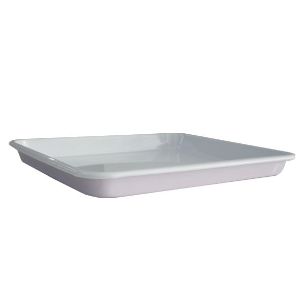 Enamel Baking Tray 30cm Lilac