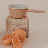 Enamel Milk/Gravy Pot 14CM - Clay Pink