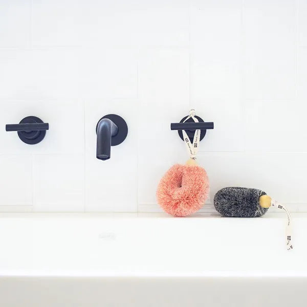 Spa Shower Puff - Black