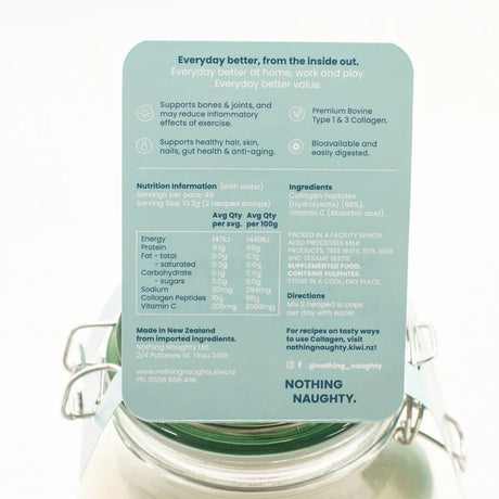 Pure Collagen & Vitamin C - 500g Jar