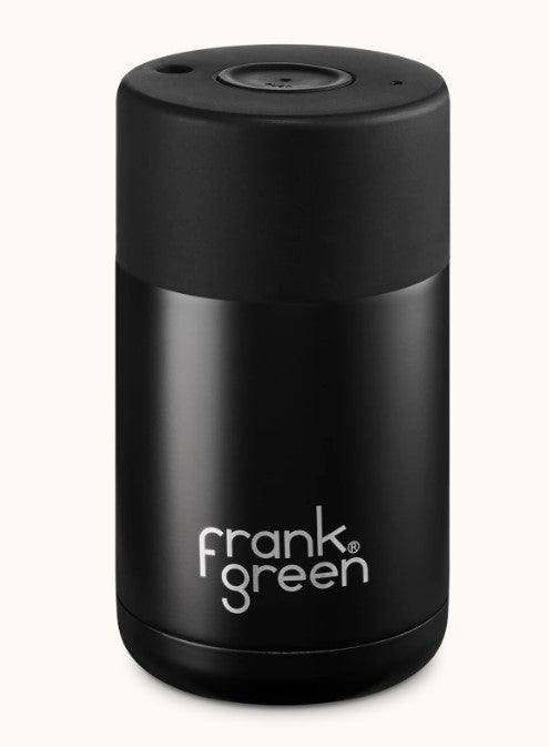 Frank Green Ceramic Reusable Cup w push button lid 8oz