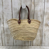 French Market Basket with Deluxe Handle