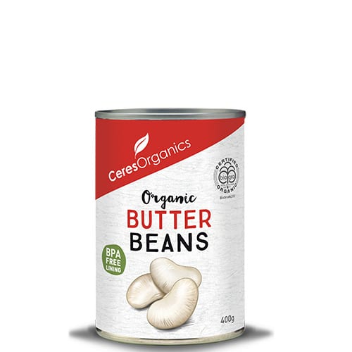 Organic Butter Beans Tinned