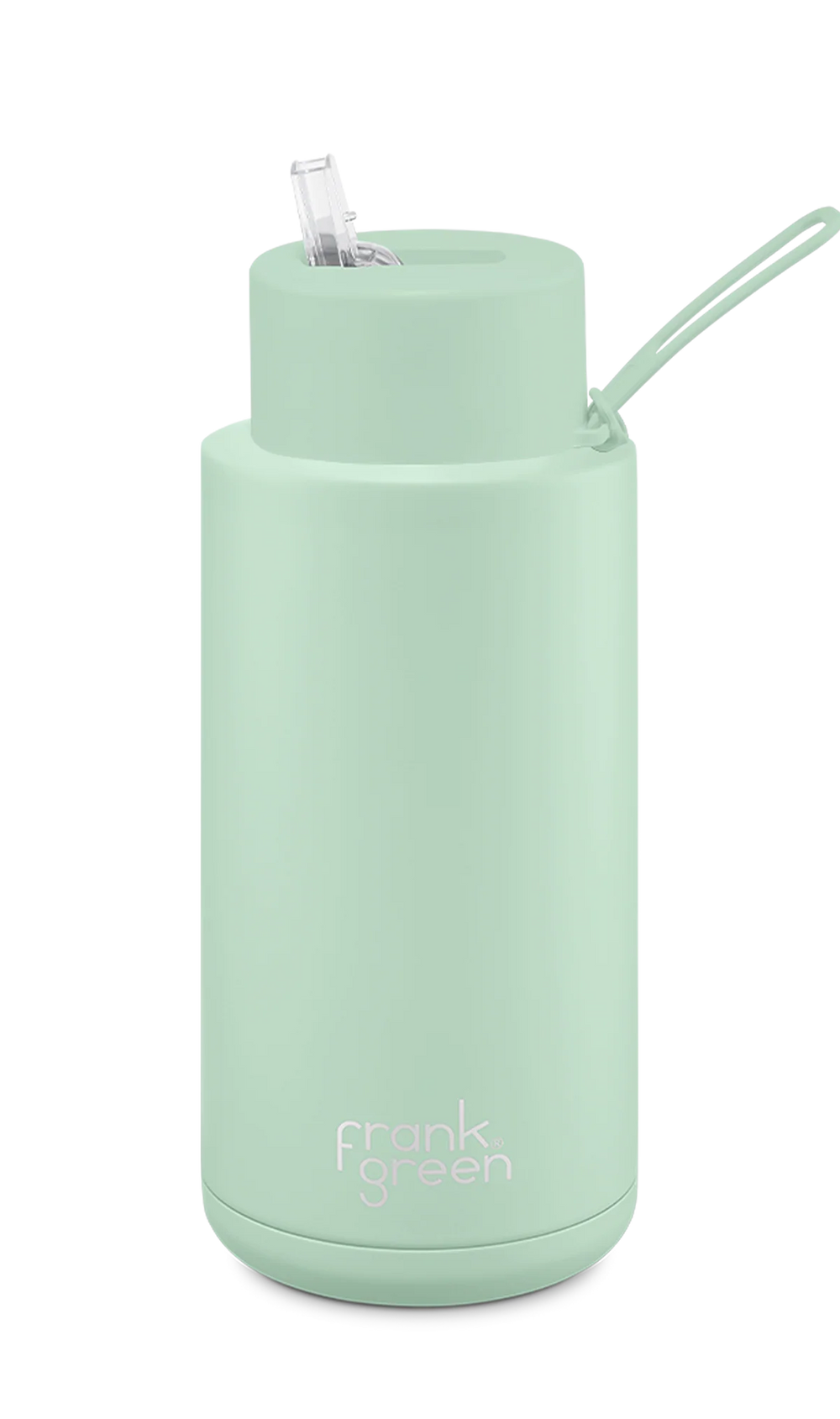 Frank Green Ceramic Reusable Bottle with Straw Lid 34oz