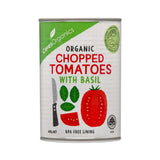 Organic Tomatoes, Chopped with Basil