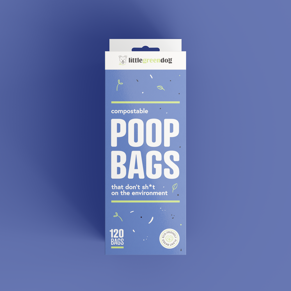 Little Green Dog Compostable Poop Bags 120 Pack - Refill Nation