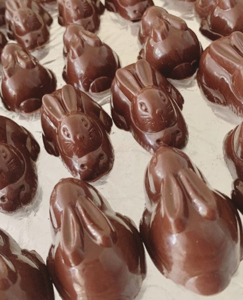 Vegan Gooey Chocolate Bunny