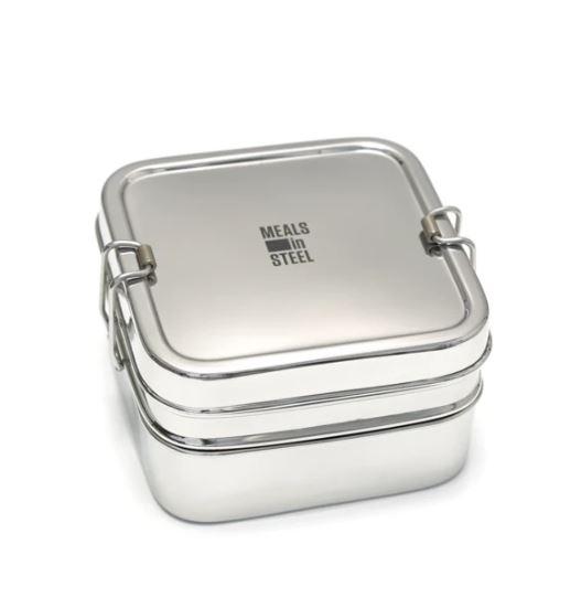 Double Layer Square Lunchbox - Refill Nation