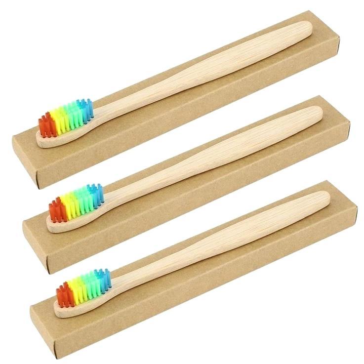 Bamboo Toothbrush, Rainbow - Refill Nation